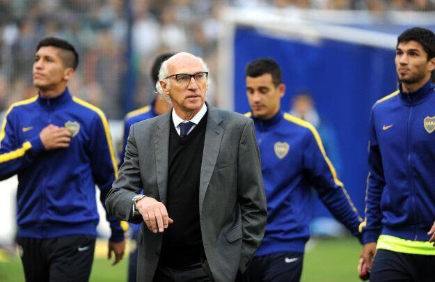 Carlos Bianchi en su último paso como DT de Boca.