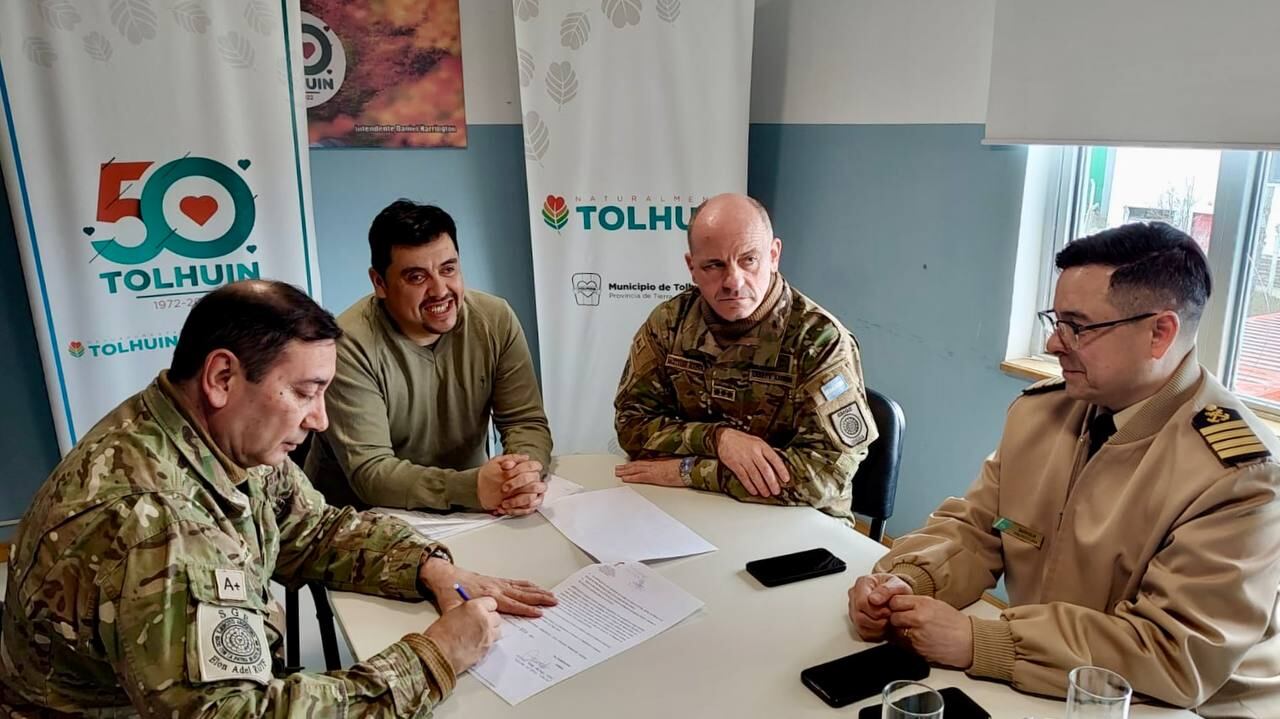 Gran avance para la instalación de la primera Guarnición Militar Conjunta en Tolhuin