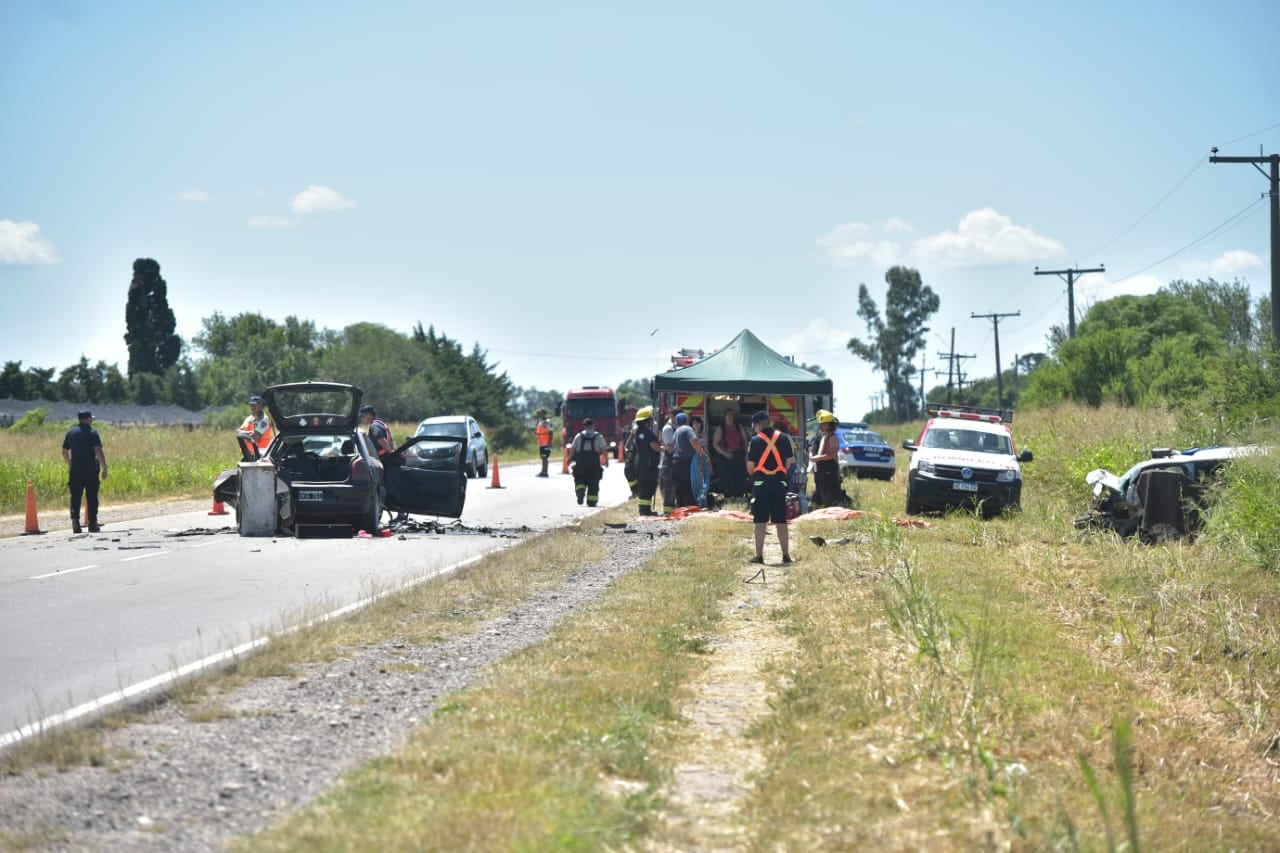 Departamento Río Primero. Tragedia vial en la ruta provincial 10 (Facundo Luque/La Voz).