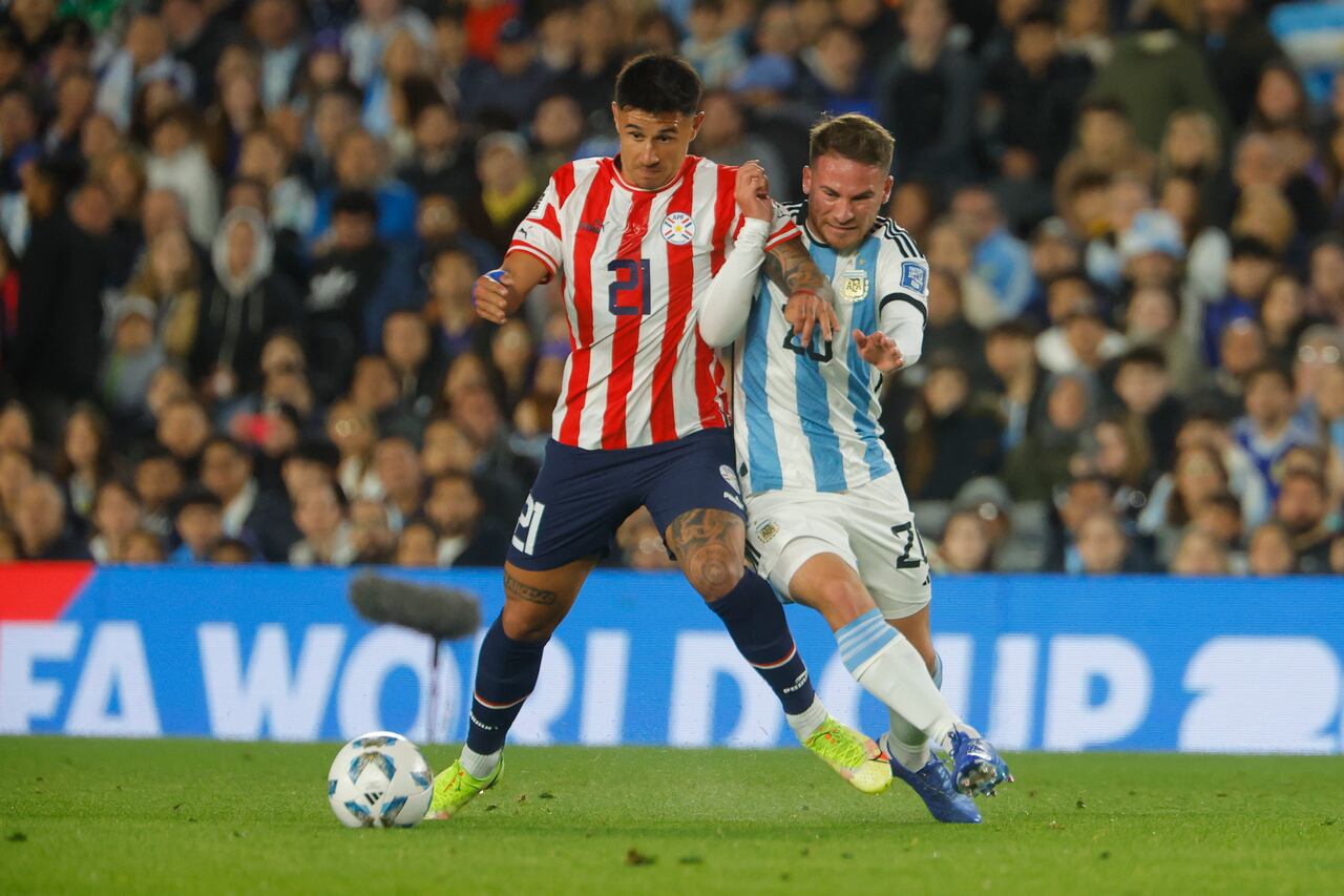 AMDEP448. BUENOS AIRES (ARGENTINA), 12/10/2023. Adam Bareiro, nuevo jugador de River. EFE/ Juan Ignacio Roncoroni
