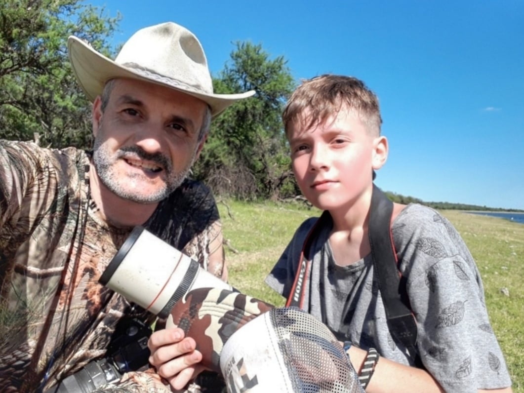 Ricardo Cassani y Pablo Cassani comparten una misma afición por la naturaleza.