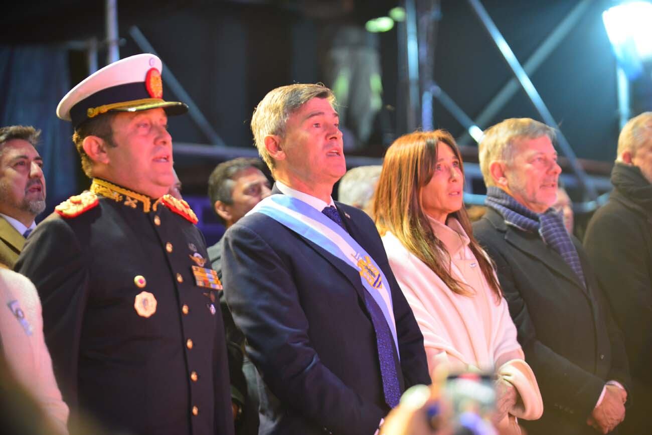 El Histórico cambio de guardia en el Cabildo, con la presencia del Intendente de la Ciudad, Daniel Passerini (Nicolás Bravo / La Voz)