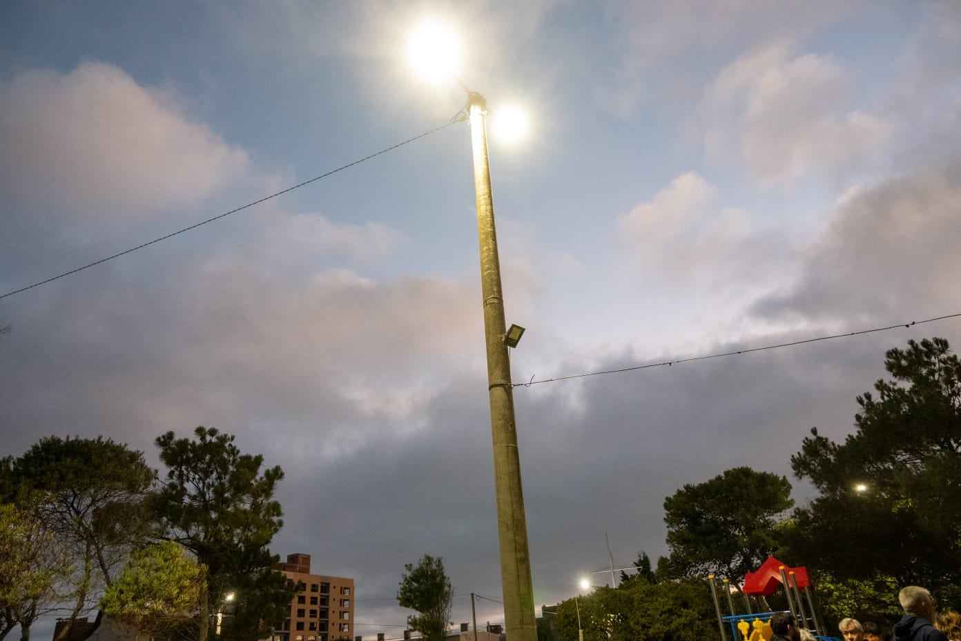 Se inauguraron las luces led en Claromecó y Dunamar