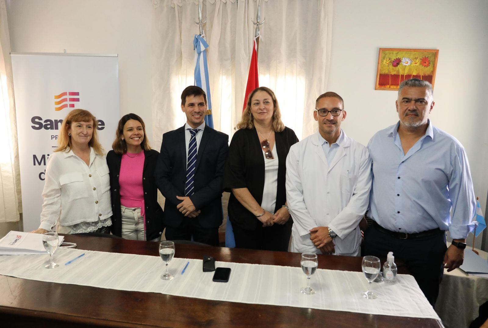 Andrea Uboldi, Gisel Mahmud, Leonardo Viotti, Silvina Ciancio, Alejandro Fioritto y Gabriel Cáceres