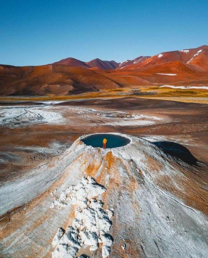 El Volcancito de La Rioja: un lugar lleno de magia con un "espejo de agua".