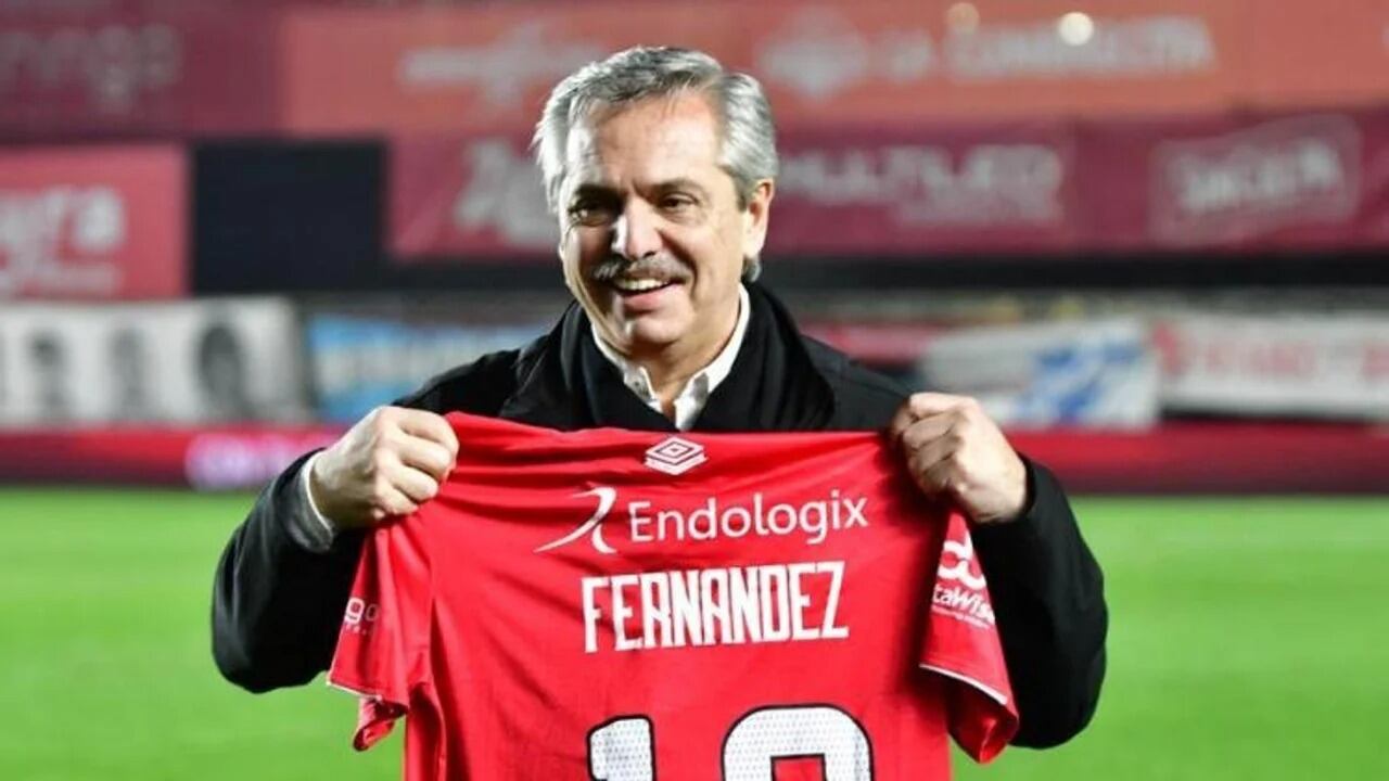 Argentinos Juniors repudió la conducta de Alberto Fernández.