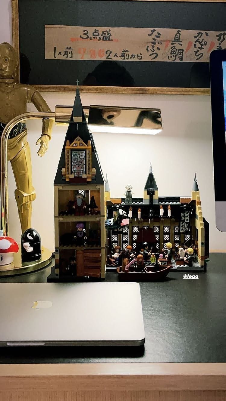 La réplica en Lego de Hogwarts que más de uno envidiará