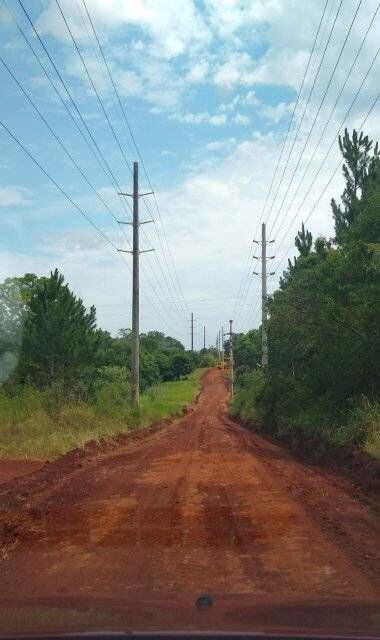 Obras viales en Puerto Piray.