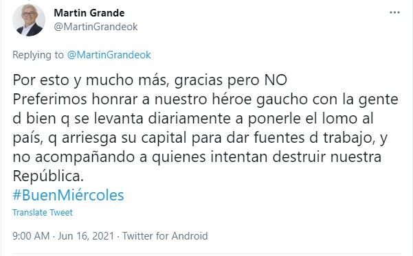 Los legisladores rechazaron la invitación porque aseguran que el presidente "tomó medidas destructivas contra la República"