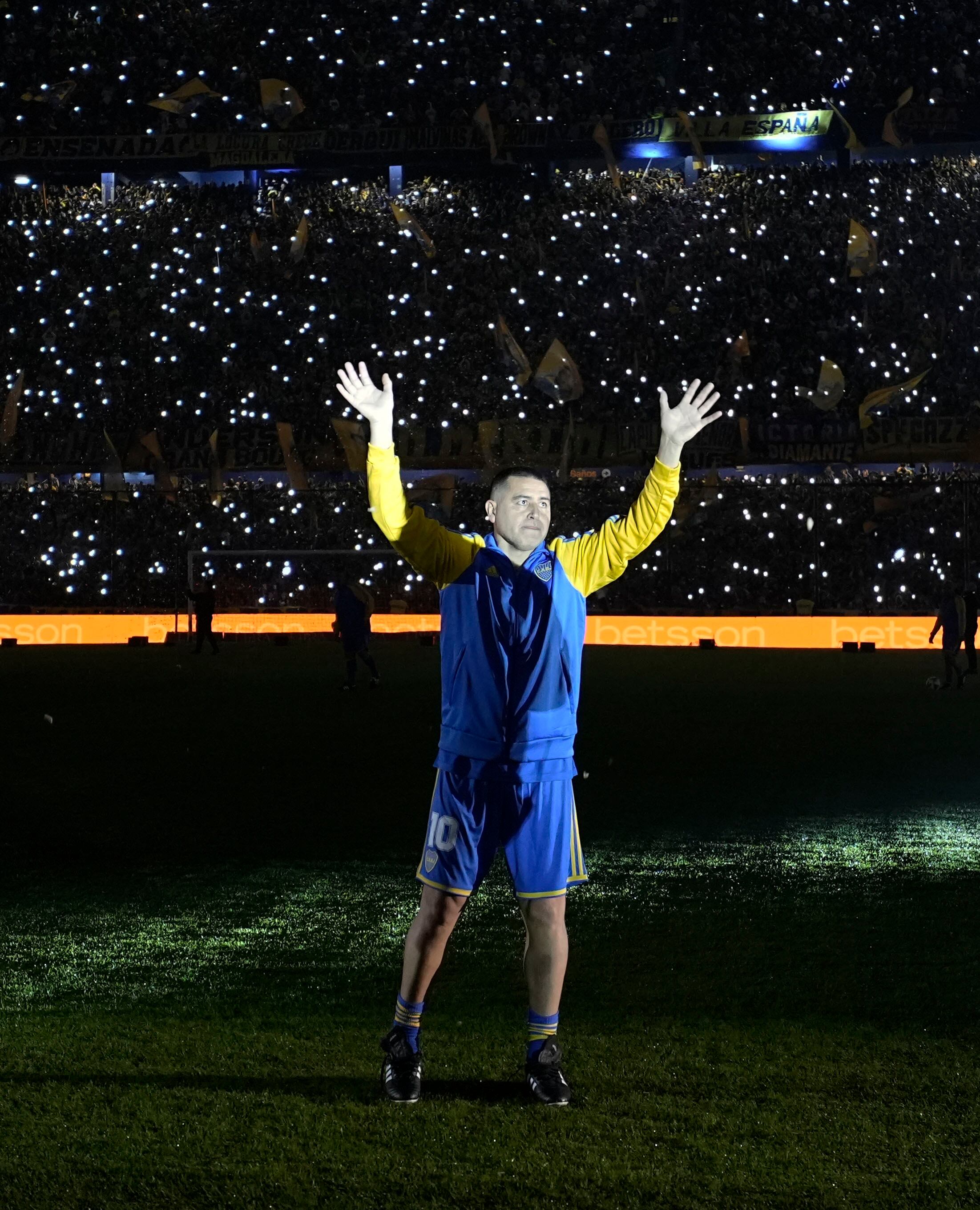 Depedida de Juan Román Riquelme en la Bombonera / Prensa Boca.