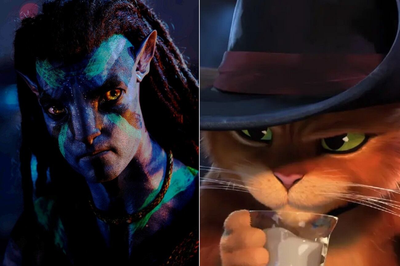 "Avatar" fue destronada por "El gato con botas". (AP/Captura del trailer)