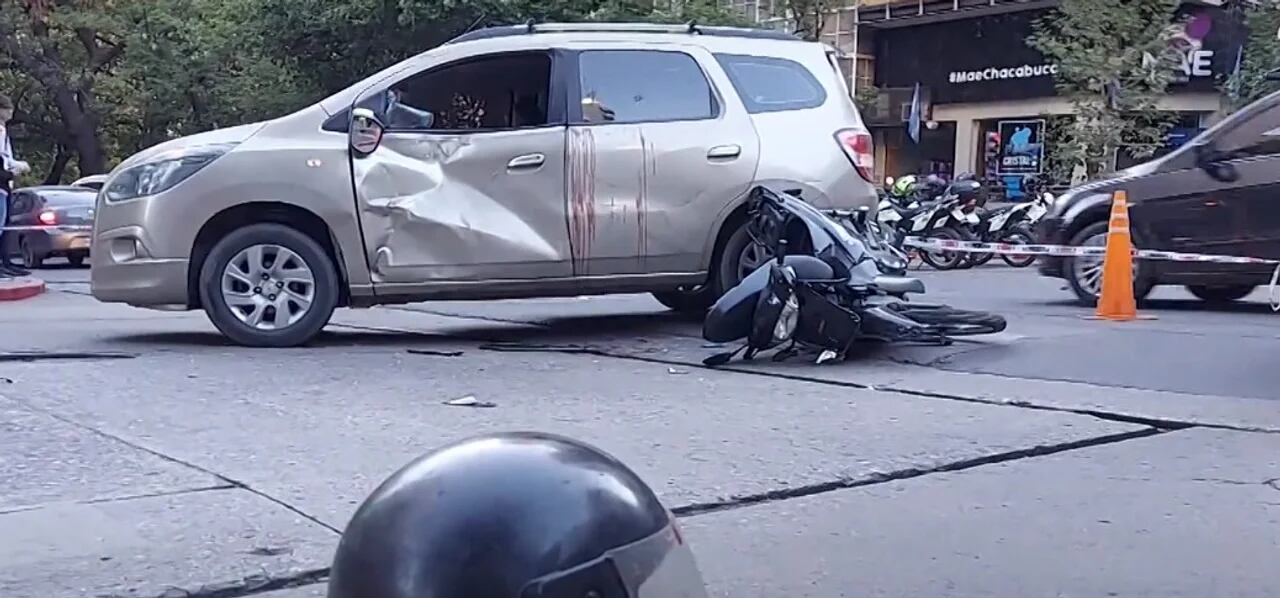 Siniestro vial en Nueva Córdoba.