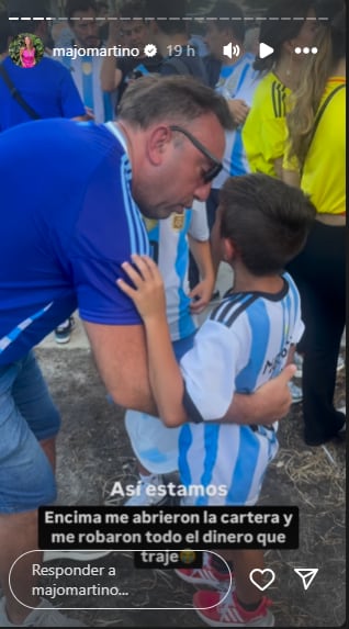 El drama de Majo Martino en la final de la Copa América 2024