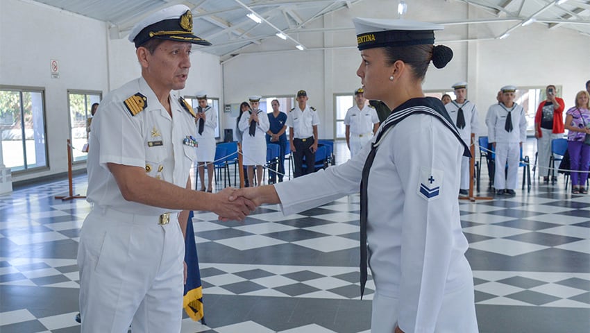 Puerto Belgrano: egreso del curso de Integración Militar