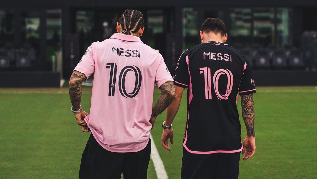 Maluma grabó un videoclip con Lionel Messi en el estadio del Inter de Miami