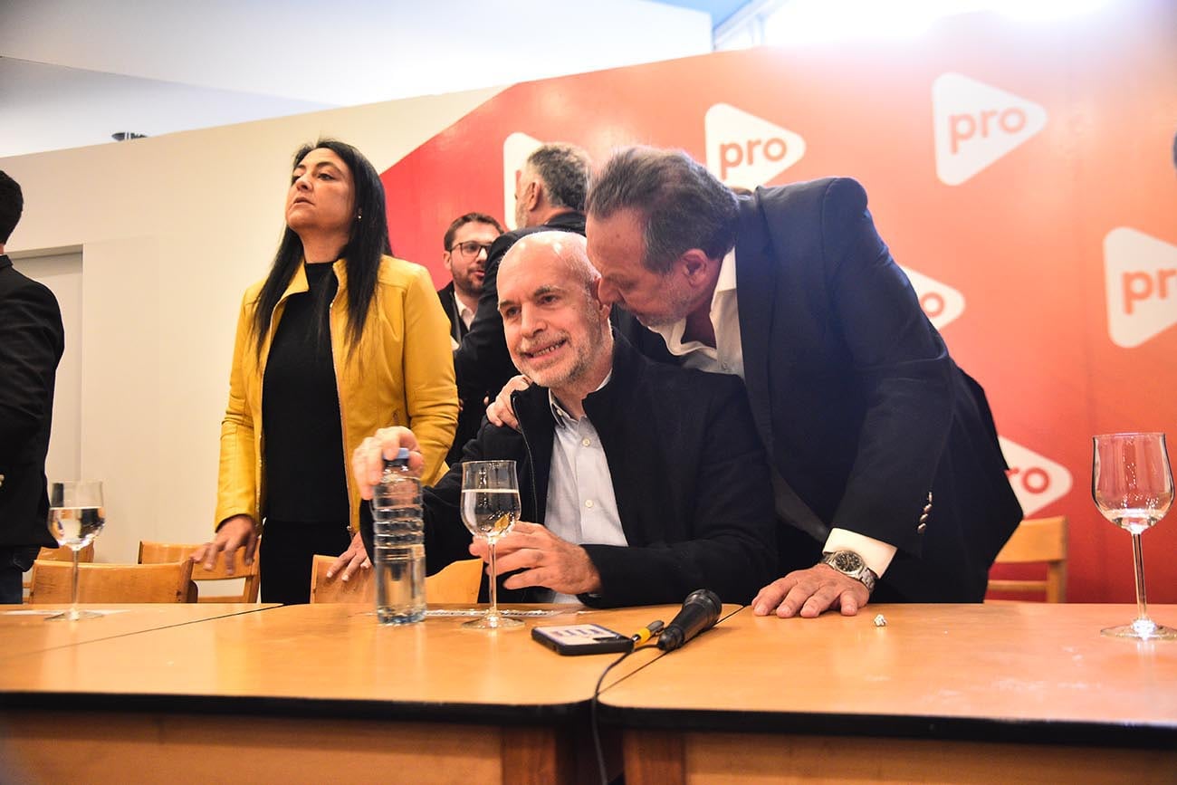 Horacio Rodríguez Larreta del Pro sede del Pro en Córdoba. (Pedro Castillo / La Voz)