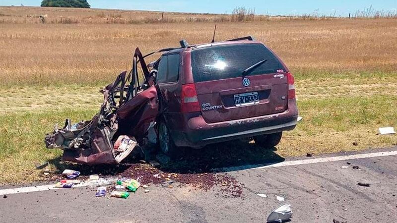 Terrible accidente en la Ruta 12