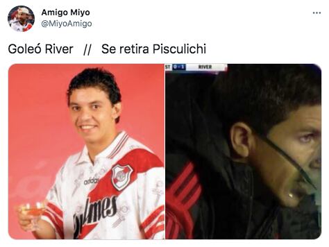 El mensaje de los hinchas de River para Leonardo Pisculichi.