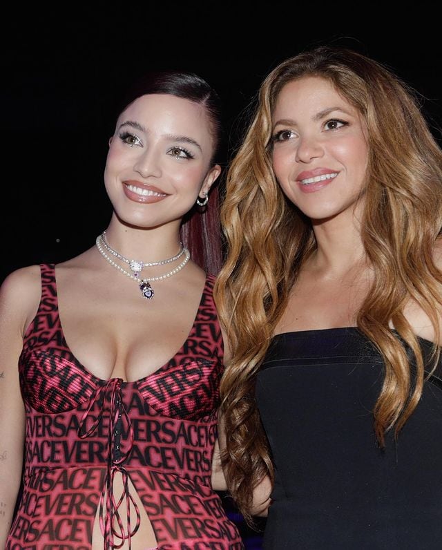 Emilia Mernes y Shakira juntas