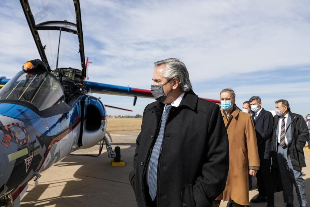 El presidente Alberto Fernández recorrió las instanlaciones de Fadea.