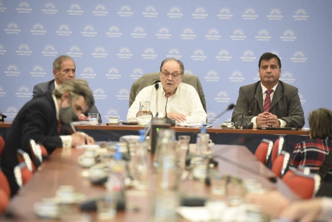 Carlos Heller durante el debate del Presupuesto en comisión (Foto: HCDN)