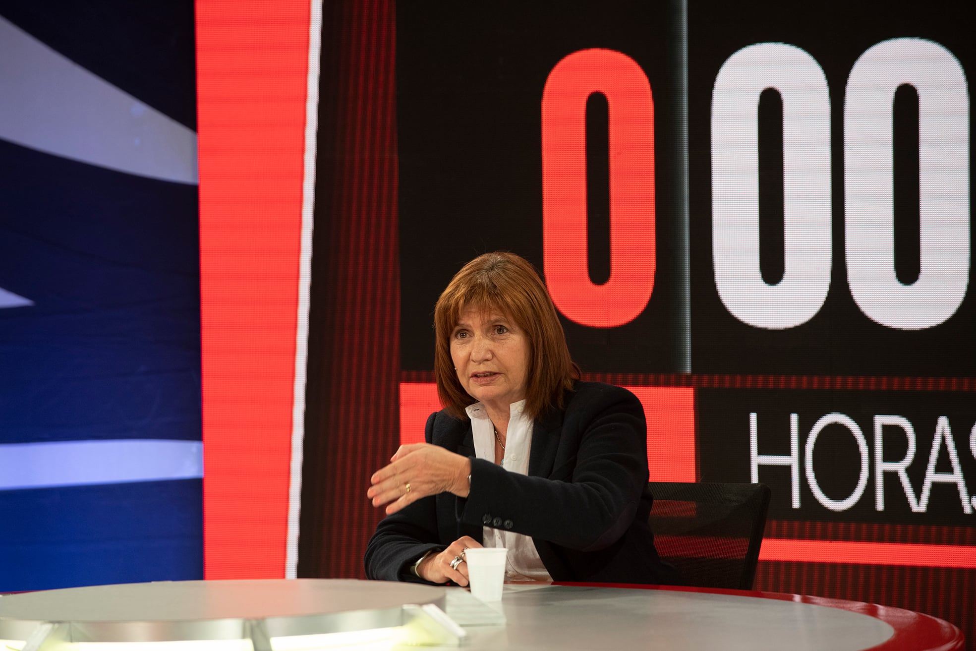 Buenos Aires 24 de julio 2021 presentacion de candidatos en el programa a dos voces 
Patricia Bullrich
Foto Clarín