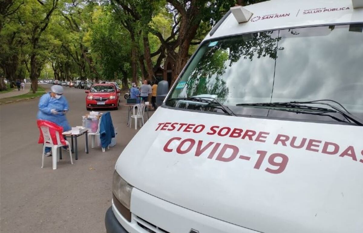 Coronavirus en San Juan: largas filas y ya se quintuplicaron los testeos