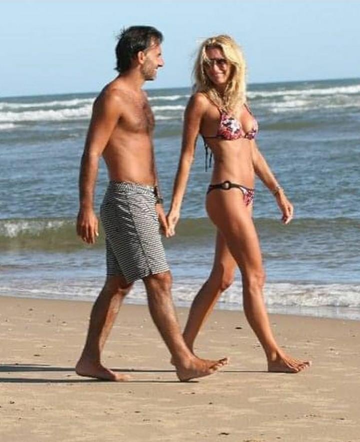 Yanina y Diego paseando por miami