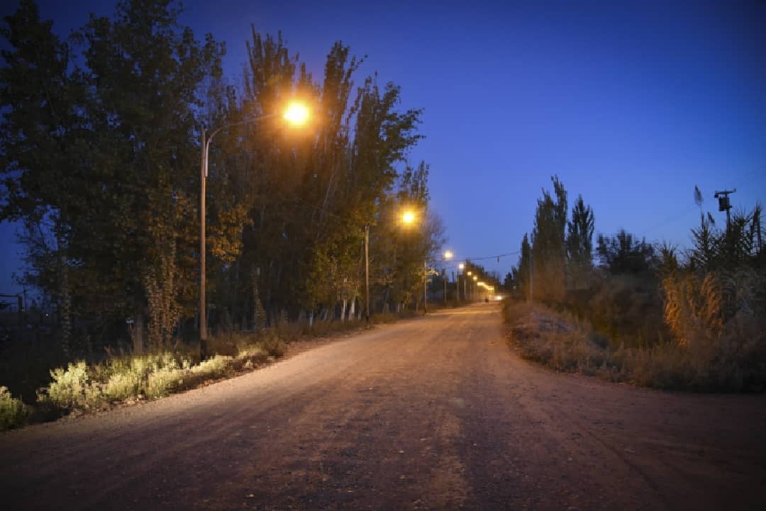 Luminaria pública en Guaymallén.