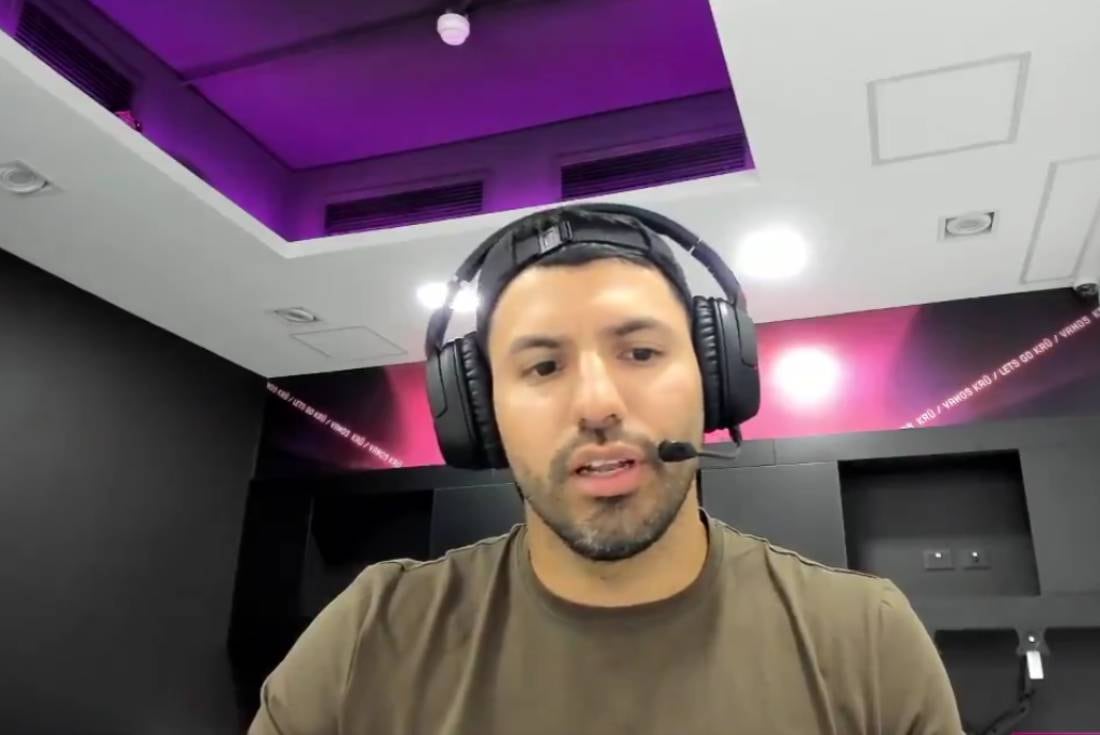 Agüero otra vez se metió en la polémica tras una declaración en su Twitch (Captura)