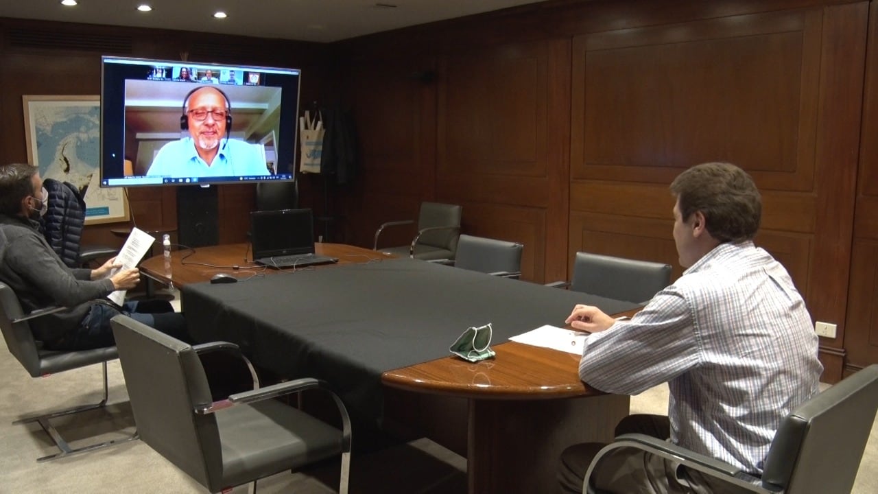 Reunión con representantes de la ONU.