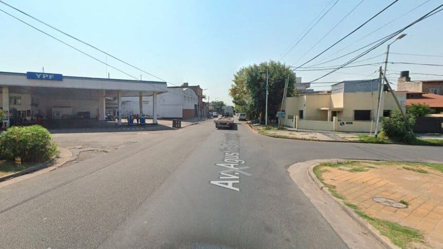 La esquina donde ocurrió el hecho, en Sarandí.