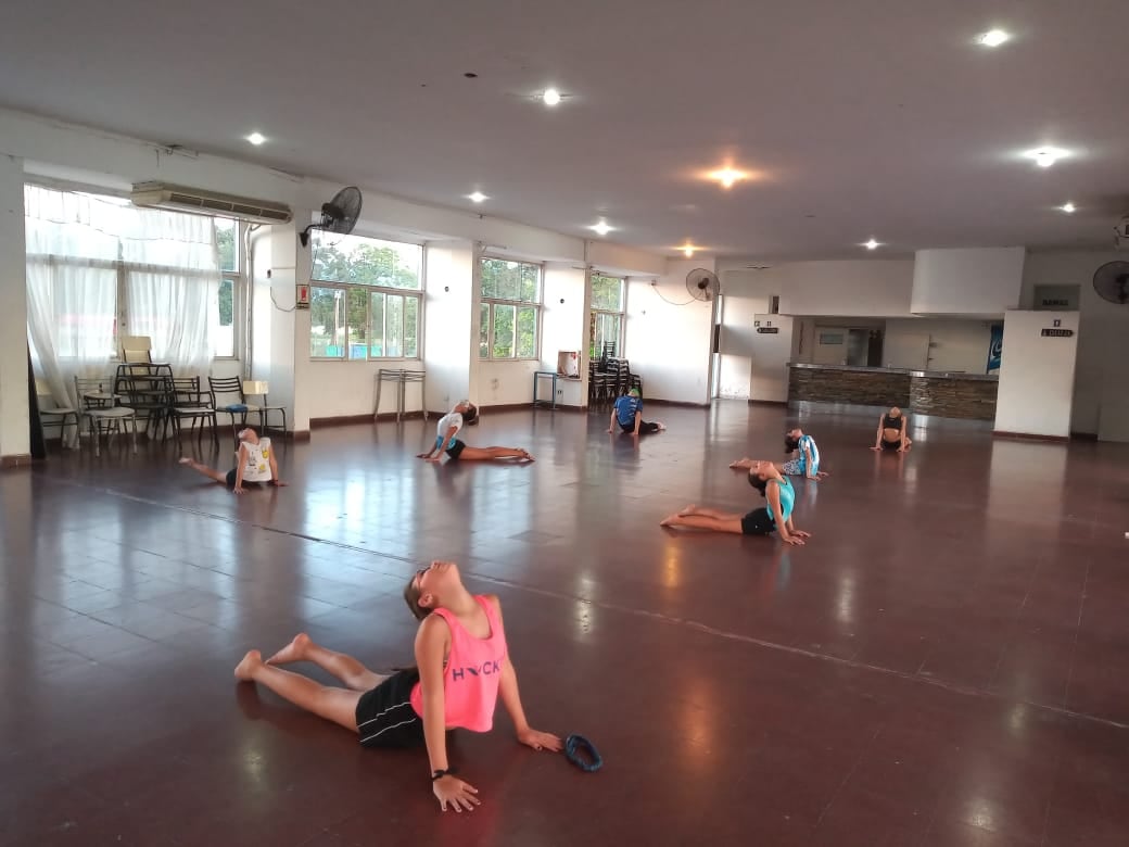 Comenzaron los entrenamientos en la Escuela de Gimnasia Rítmica de Atlético Tucumán.