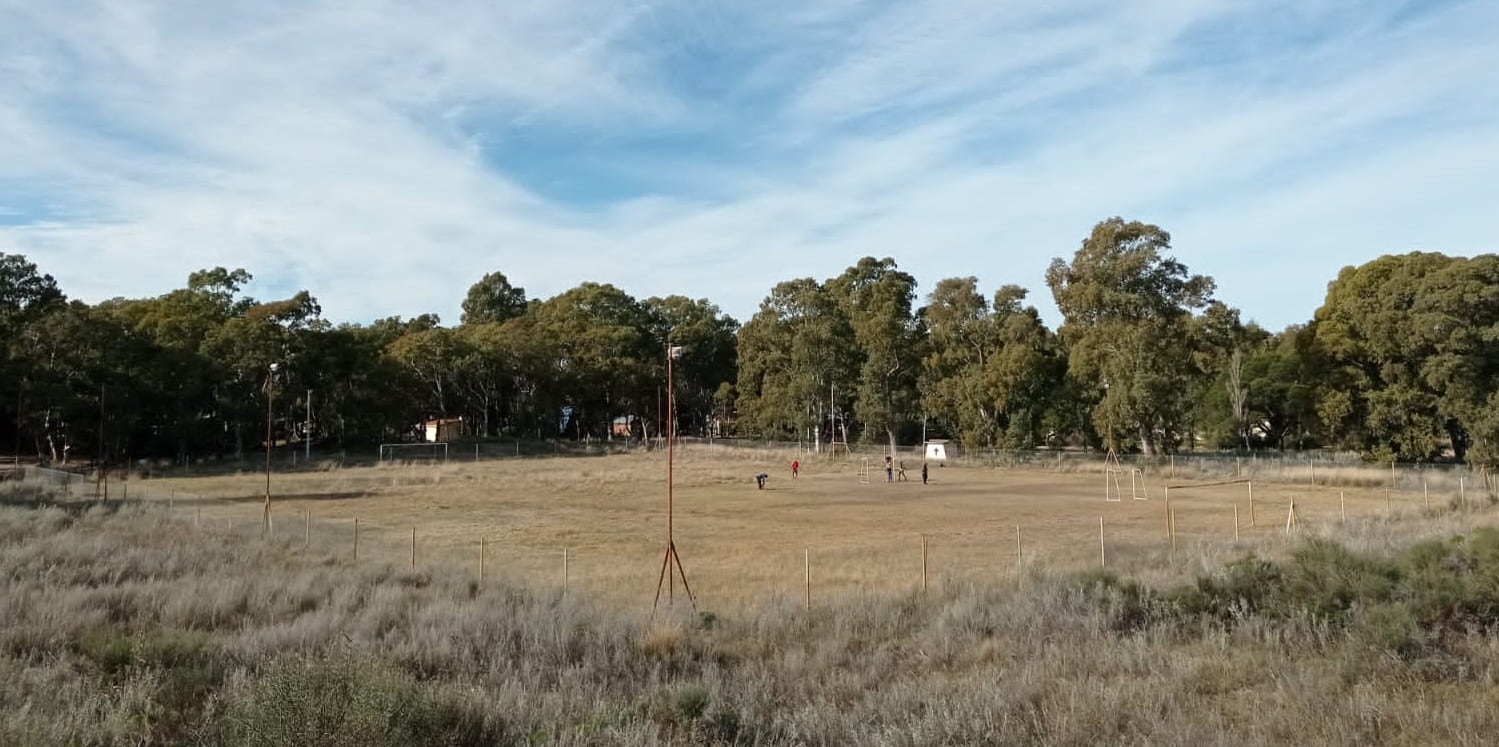 Cancha y equipo de Unión Pehuen Co