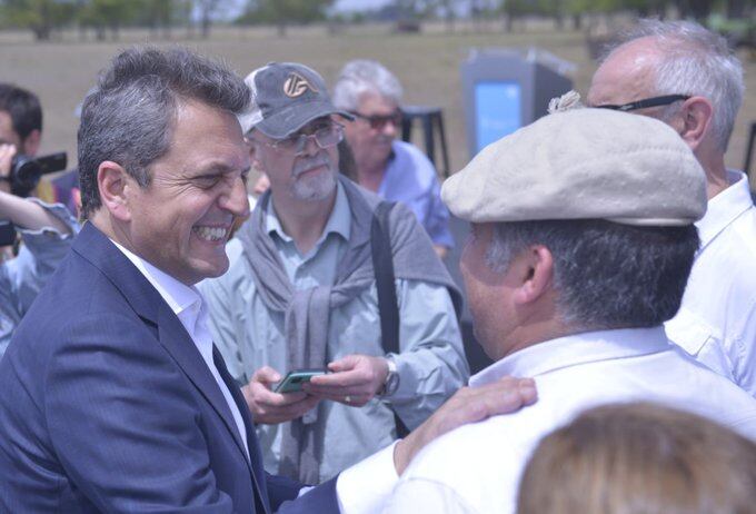 Massa habló de la importancia del campo para la economía local