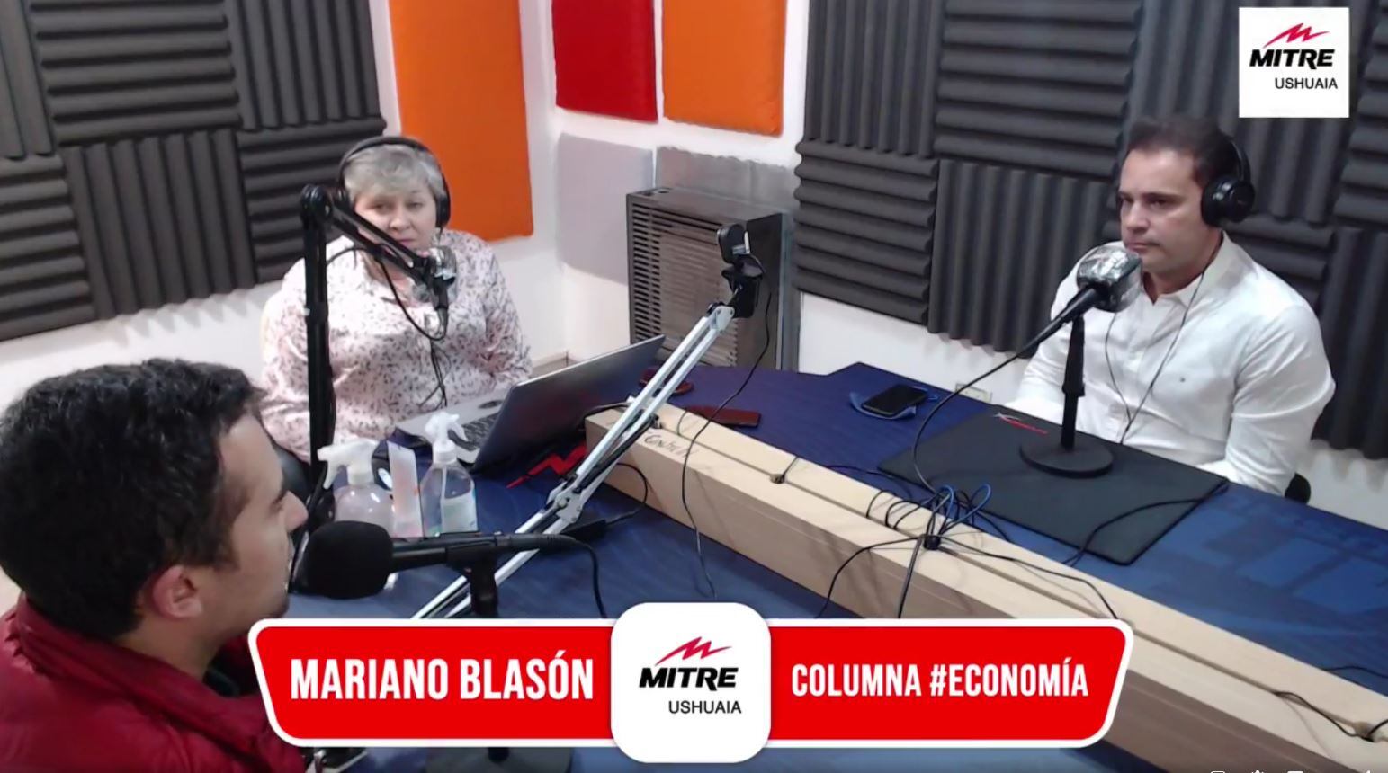 El licenciado en comercio internacional, Mariano Blasón también participó de la entrevista.