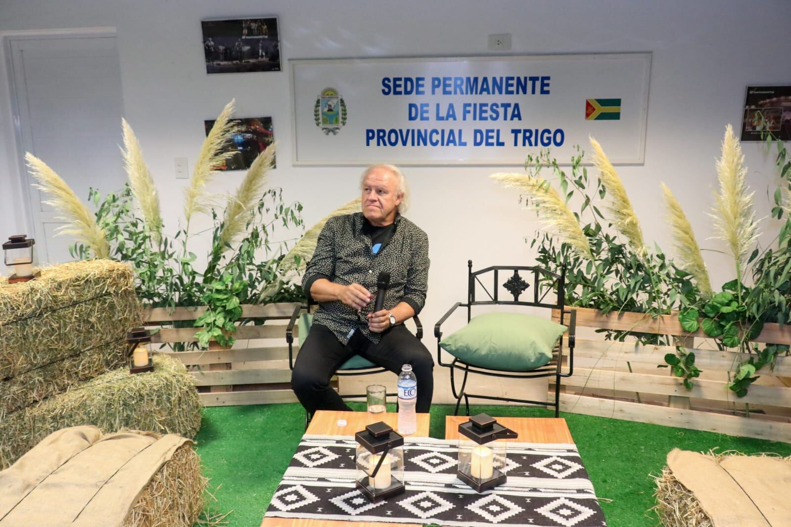 Cesar “Banana” Pueyrredón en la Fiesta Provincial del Trigo de Tres Arroyos