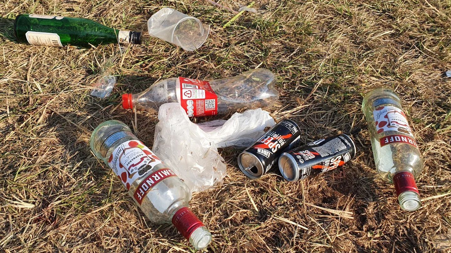 Basura en Costanera de Arroyito