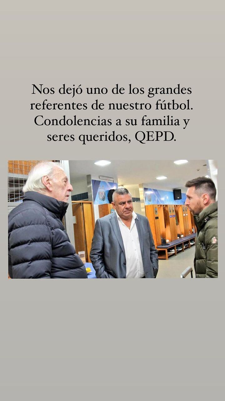 Leo recordó un encuentro que incluyó a Claudio "Chiqui" Tapia.