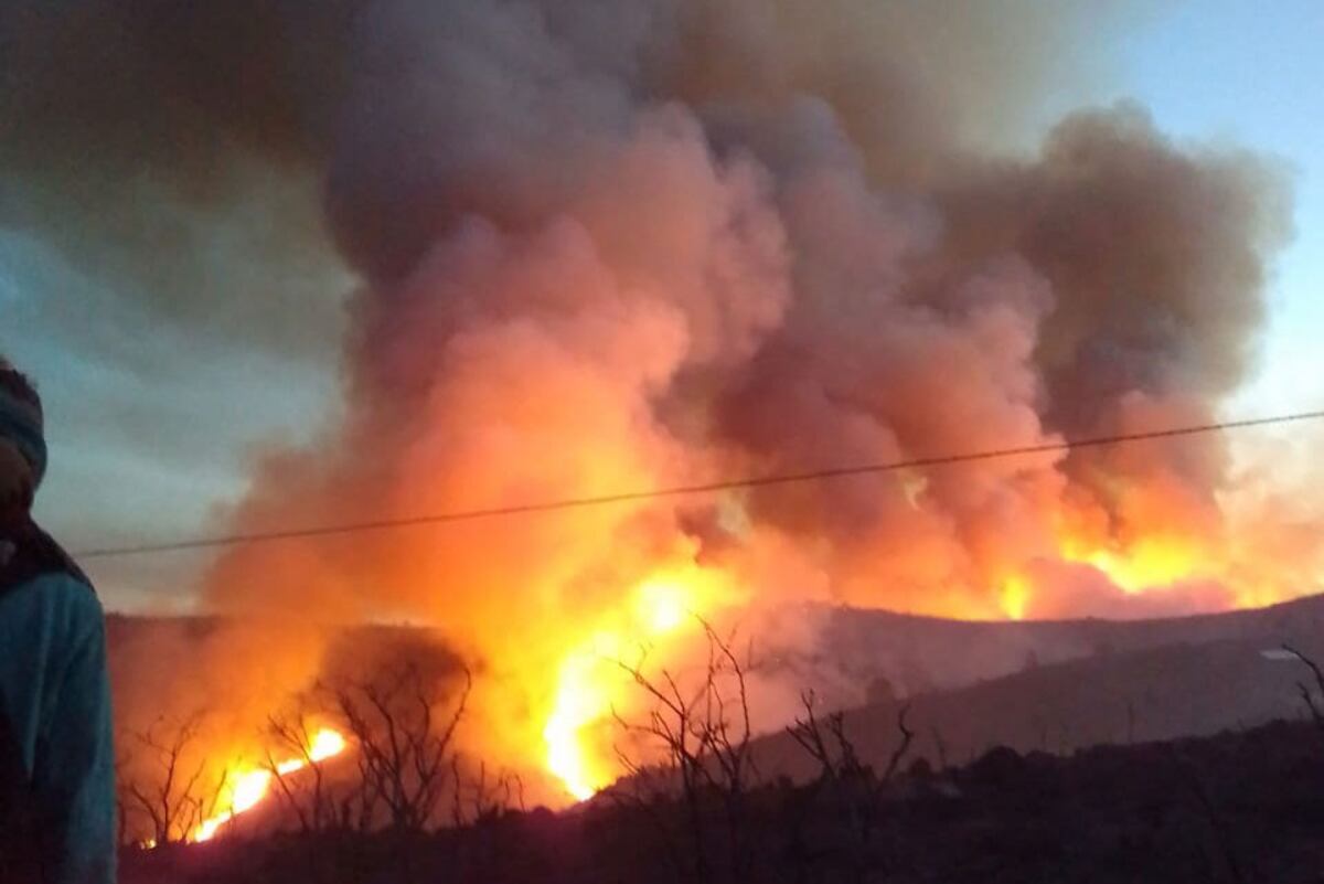 Incendios en Córdoba: se reactivó el foco en Salsipuedes