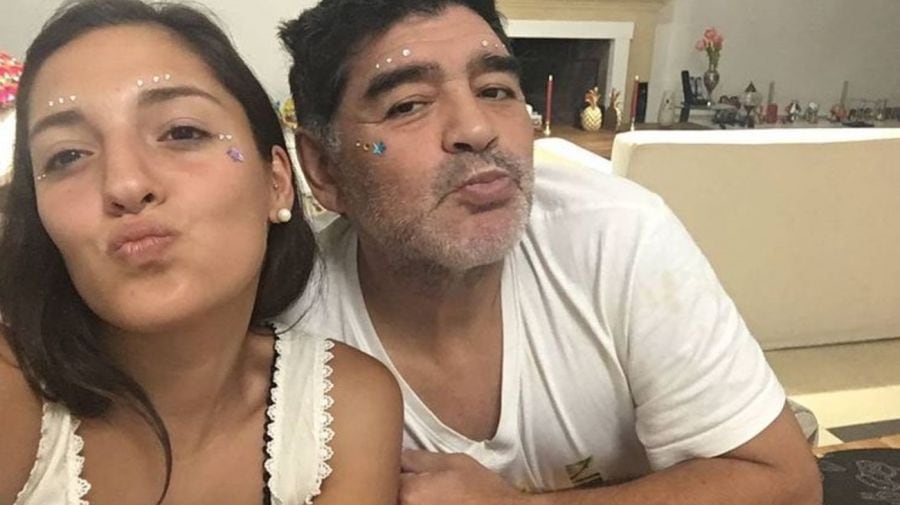 Jana y Diego Maradona