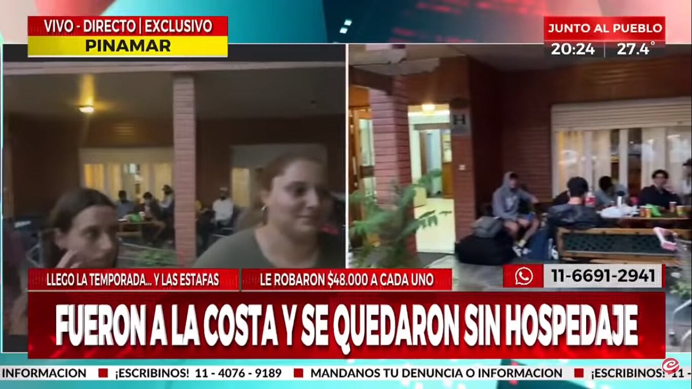 Estafaron en la Costa a 4 puntanos