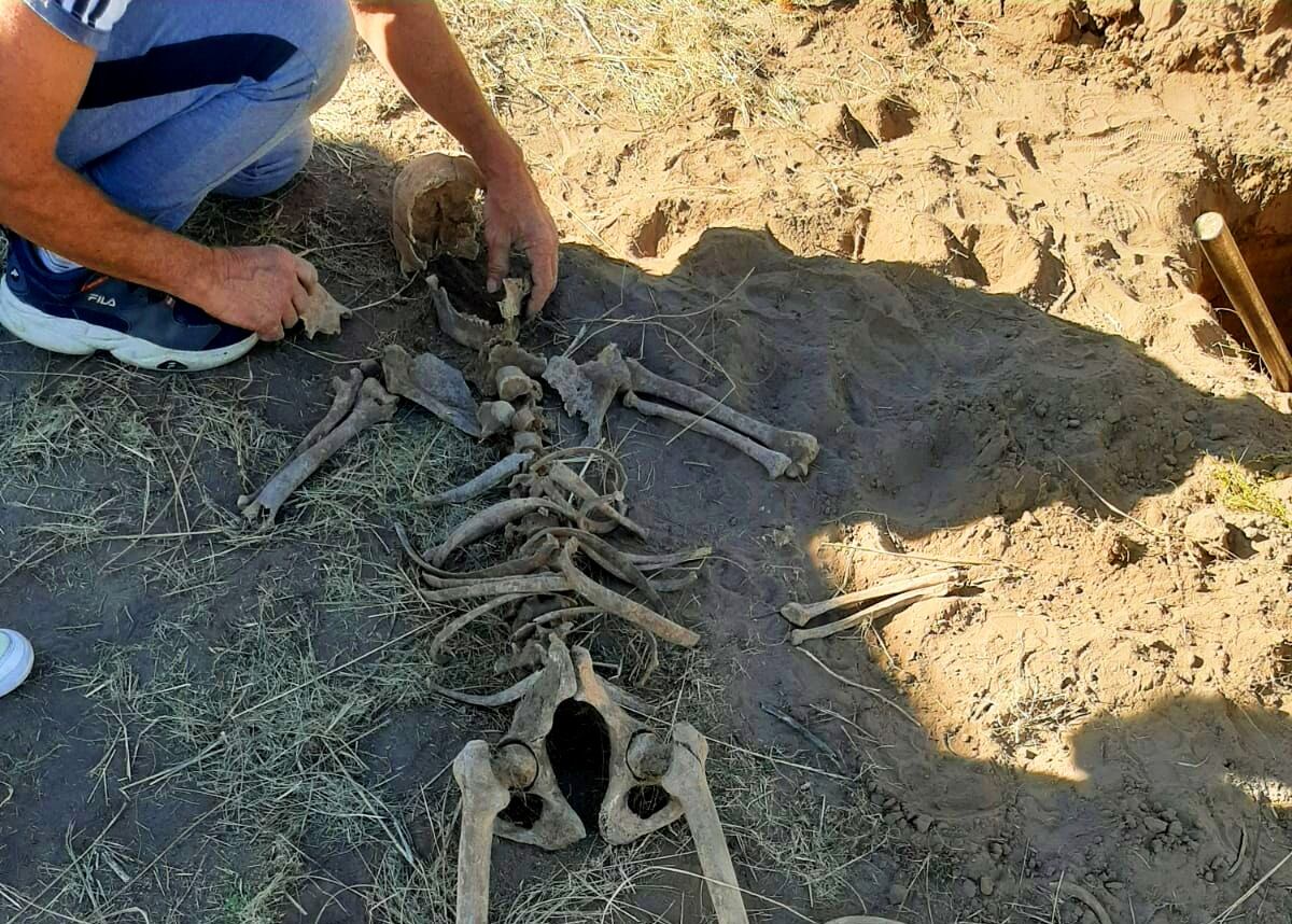 Esqueleto encontrado cerca de Rio V en San Luis