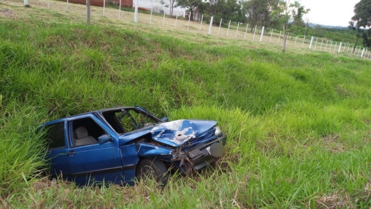 Siniestro vial en Campo Ramón dejó dos heridos