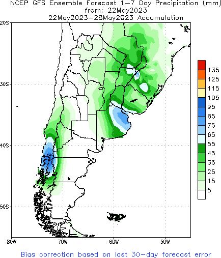 Los márgenes de humedad en el suelo de cara a las próximas semanas.