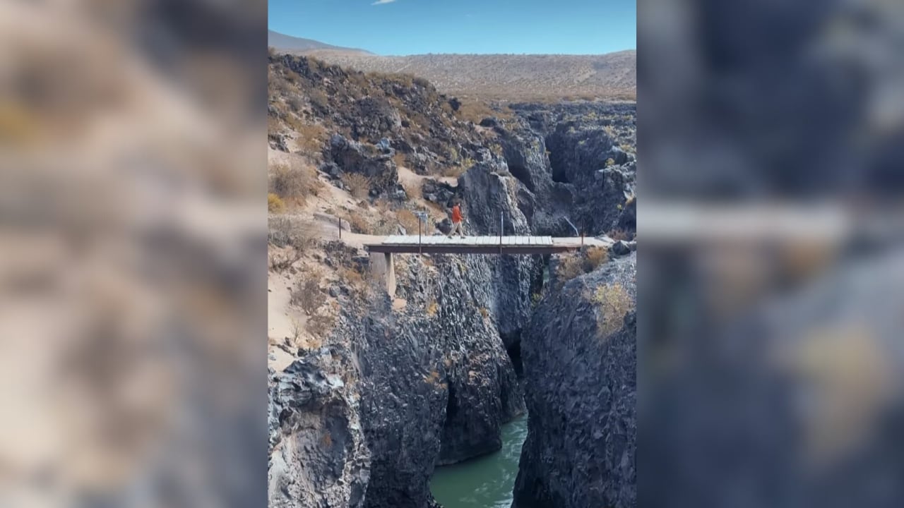 Un colombiano visitó Mendoza y quedó fascinado con un lugar único lleno de volcanes