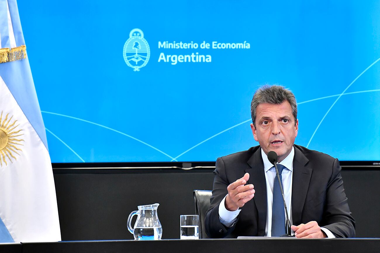 Massa anunció un “proceso de recompra de deuda” por U$S 1.000 millones como “primer paso”. Foto: Ministerio de Economía.