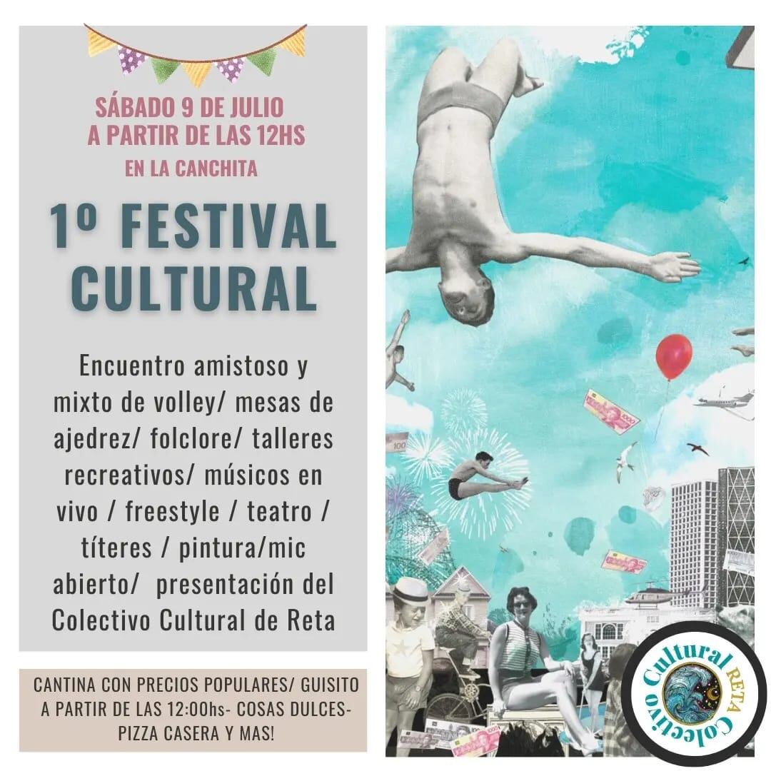 Festival Cultural en Reta este 9 de julio