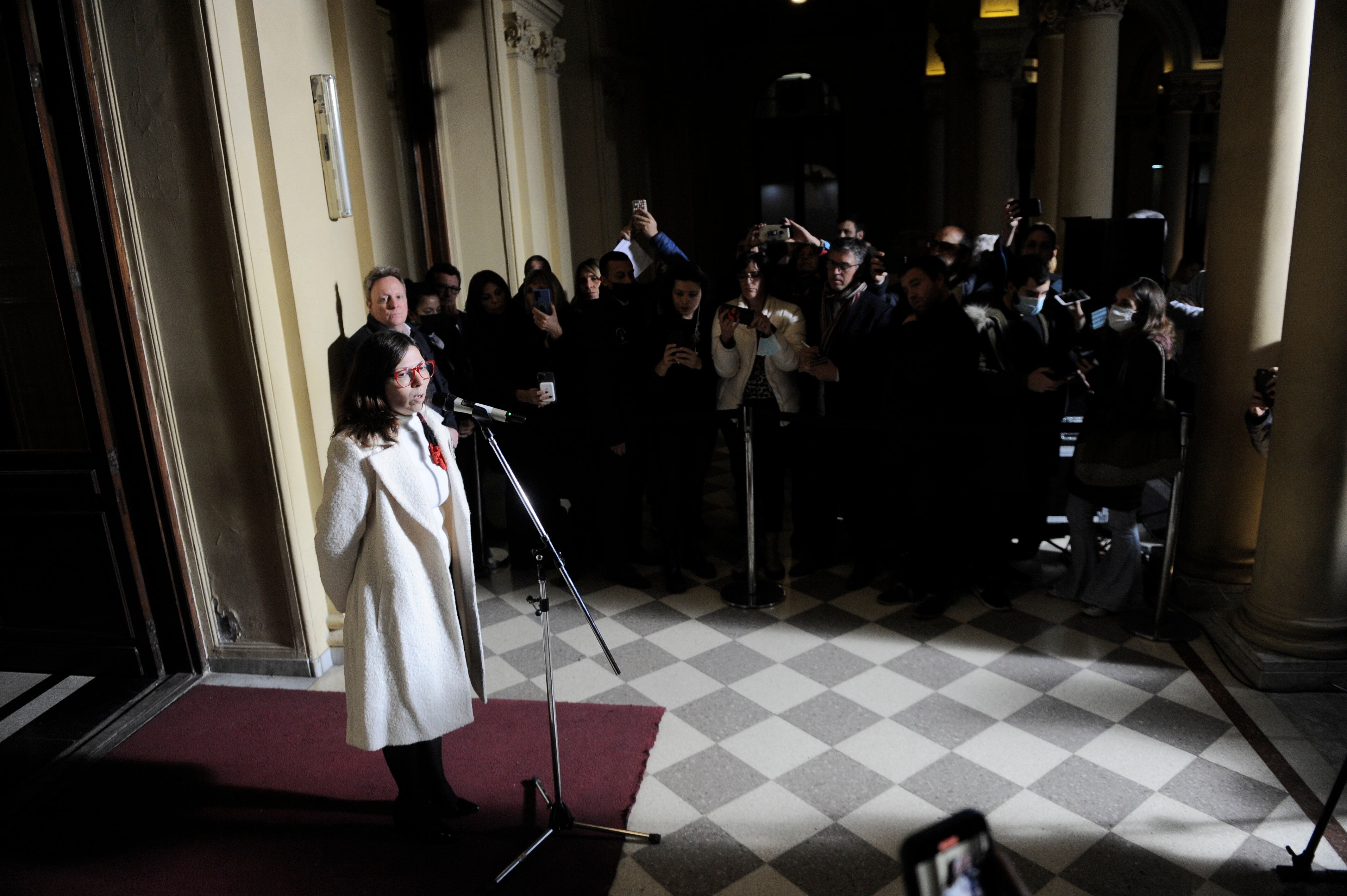 Silvina Batakis se pronunció sucintamente sobre los ejes en los que basará su gestión al frente del Ministerio de Economía.