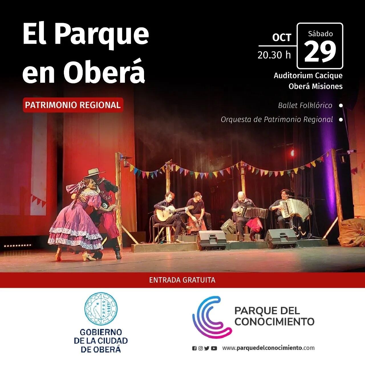 Cierre artístico del «El Parque en Oberá»